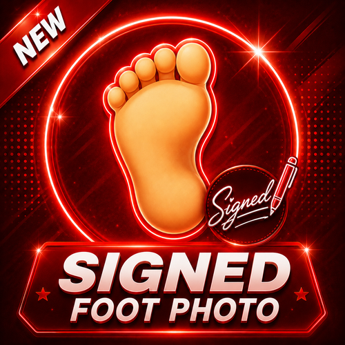 Signed Feet Photo